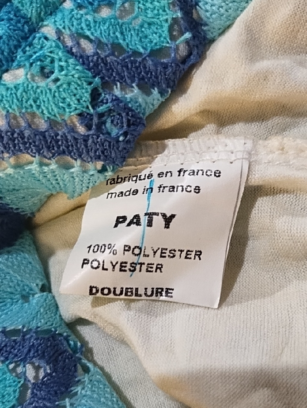 Casting Blue Chevron Pattern Pants - Picture 5 of 5